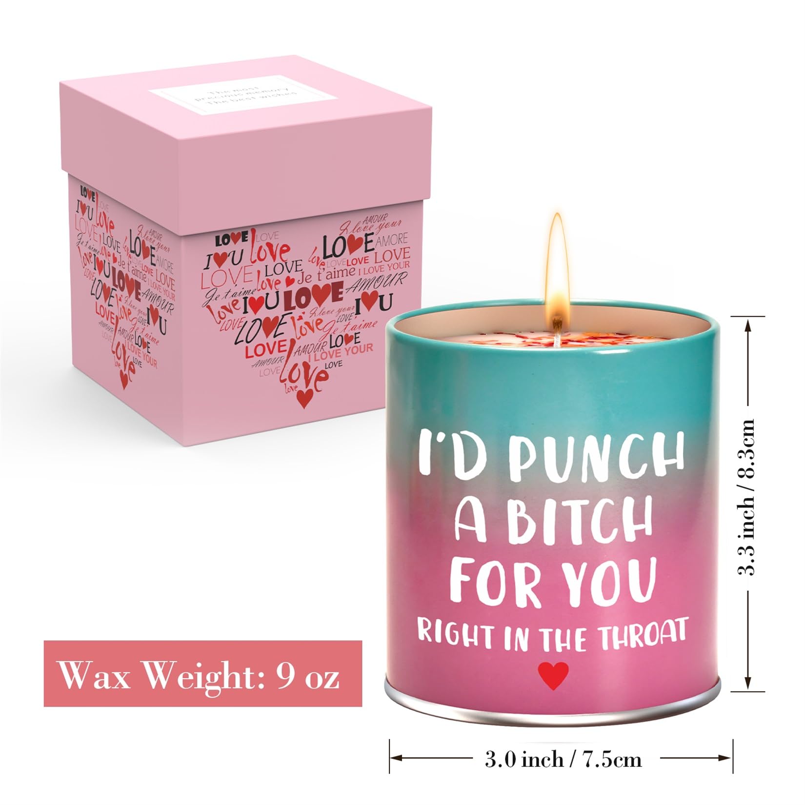 Punch a B*tch Scented Candle