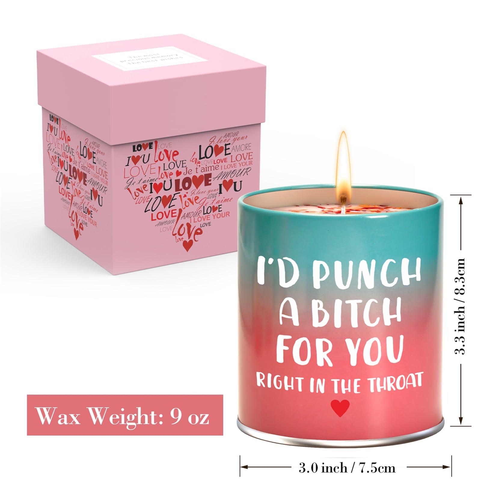 Punch a B*tch Scented Candle