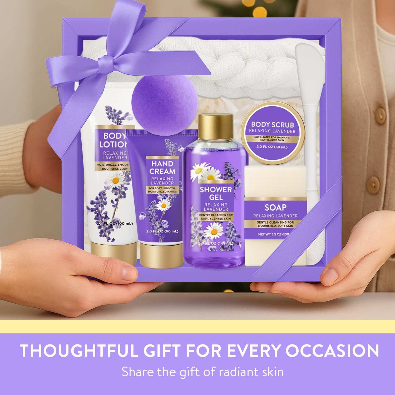 8pc Romantic Gift Set for Women (Bath and Body)