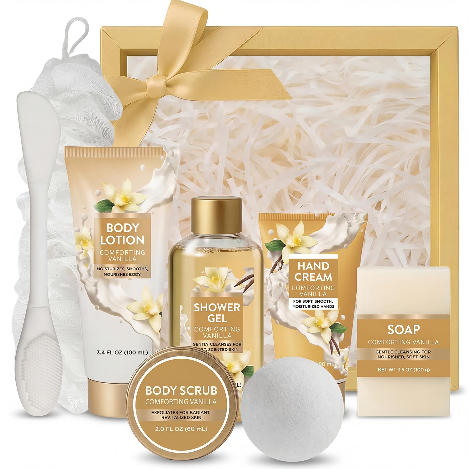 8pc Romantic Gift Set for Women (Bath and Body)