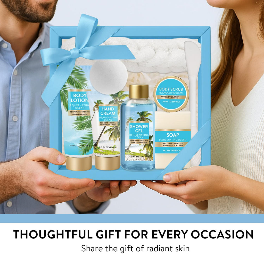 8pc Romantic Gift Set for Women (Bath and Body)