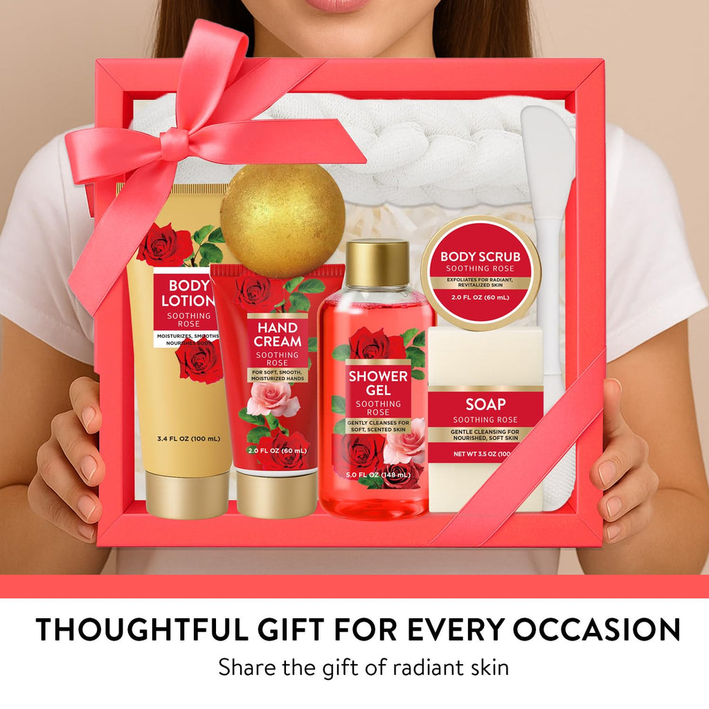 8pc Romantic Gift Set for Women (Bath and Body)