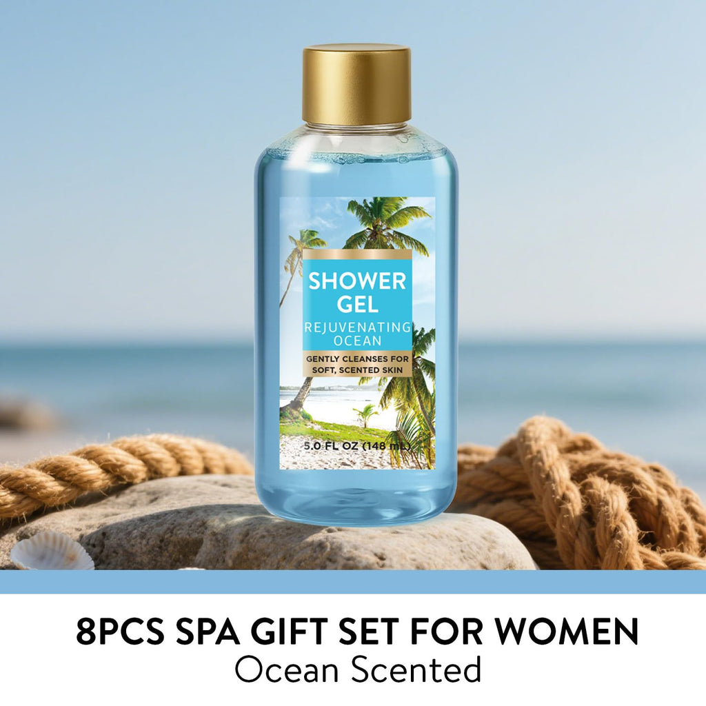 8pc Romantic Gift Set for Women (Bath and Body)