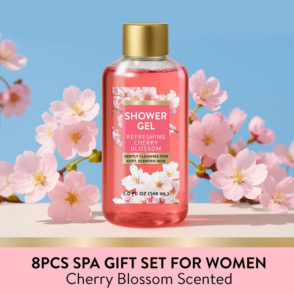 8pc Romantic Gift Set for Women (Bath and Body)