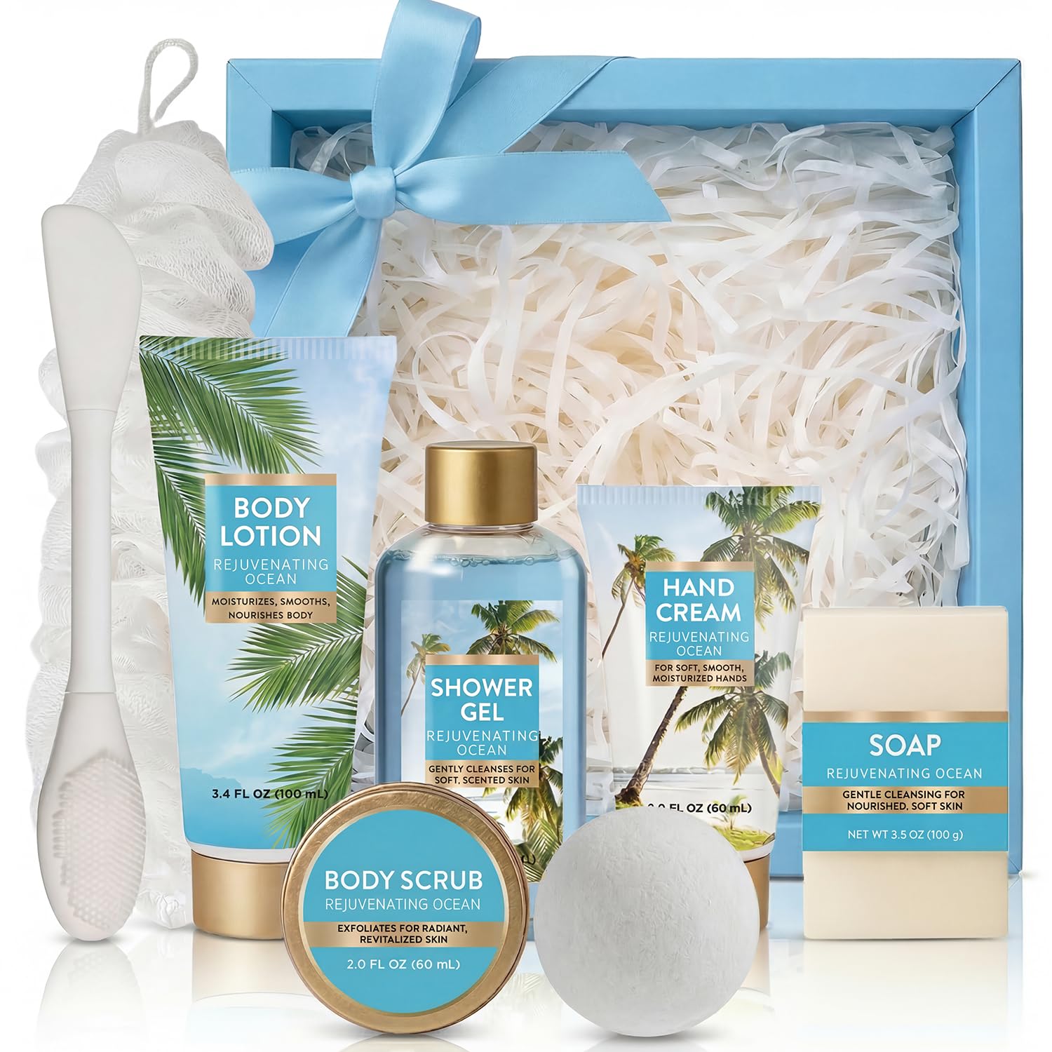 8pc Romantic Gift Set for Women (Bath and Body)