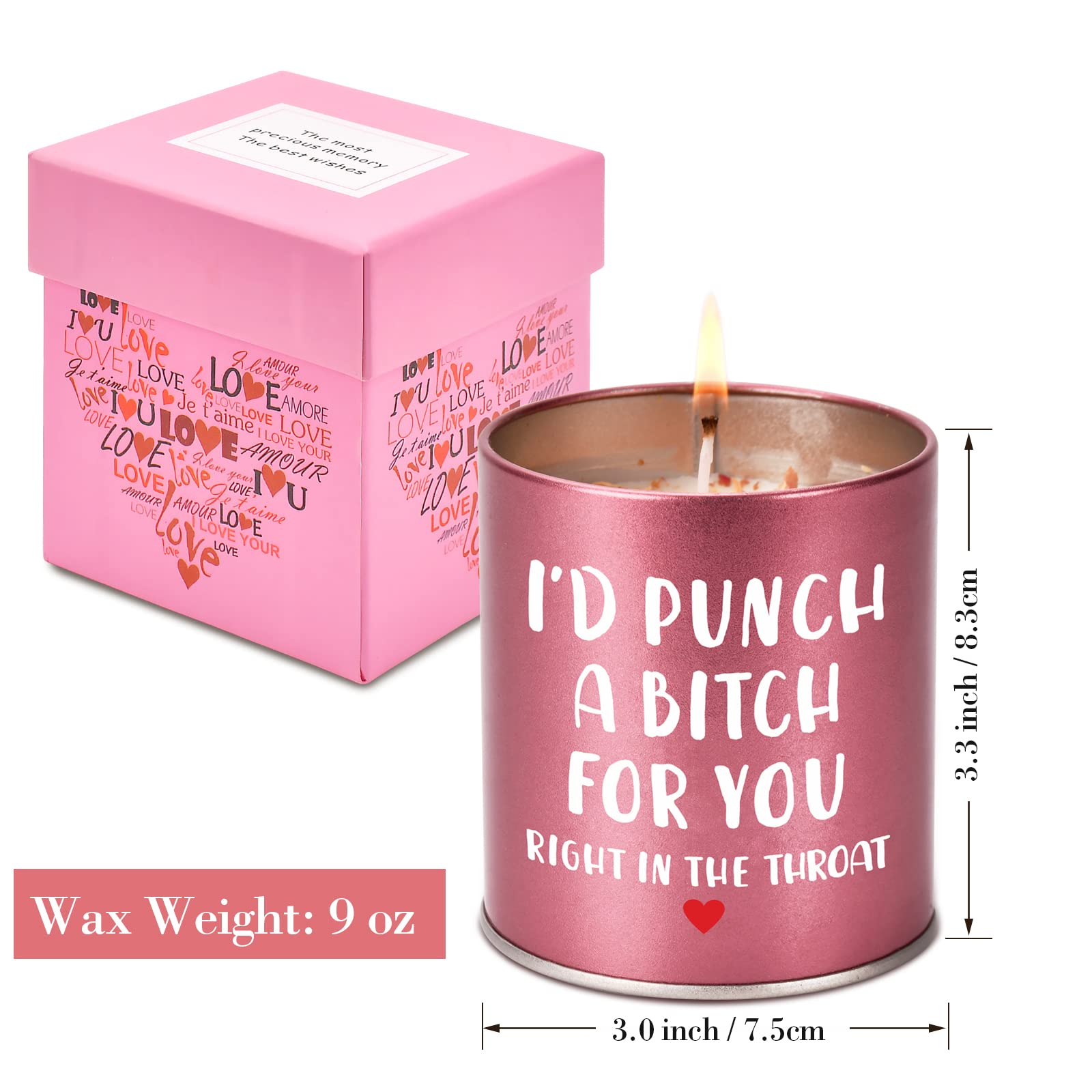 Punch a B*tch Scented Candle