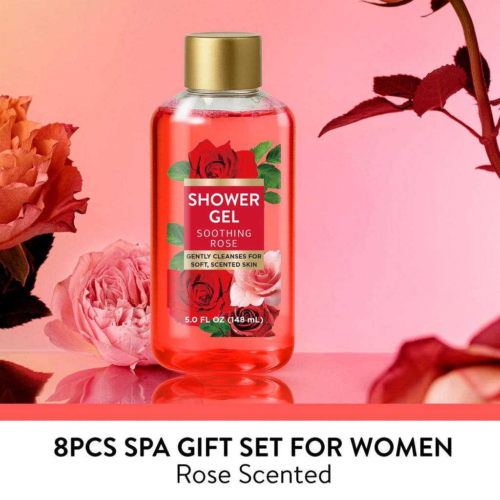 8pc Romantic Gift Set for Women (Bath and Body)