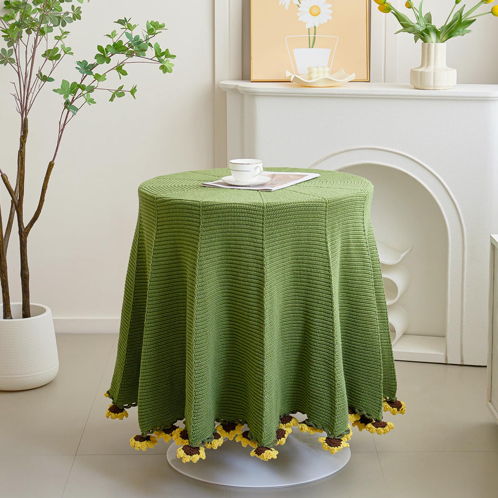 Crochet Flower Bouquet Throw Blanket