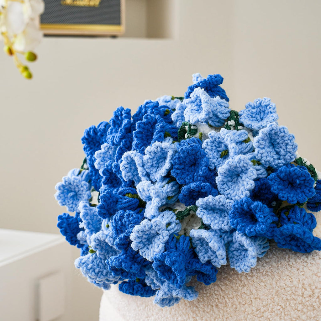 Crochet Flower Bouquet Throw Blanket