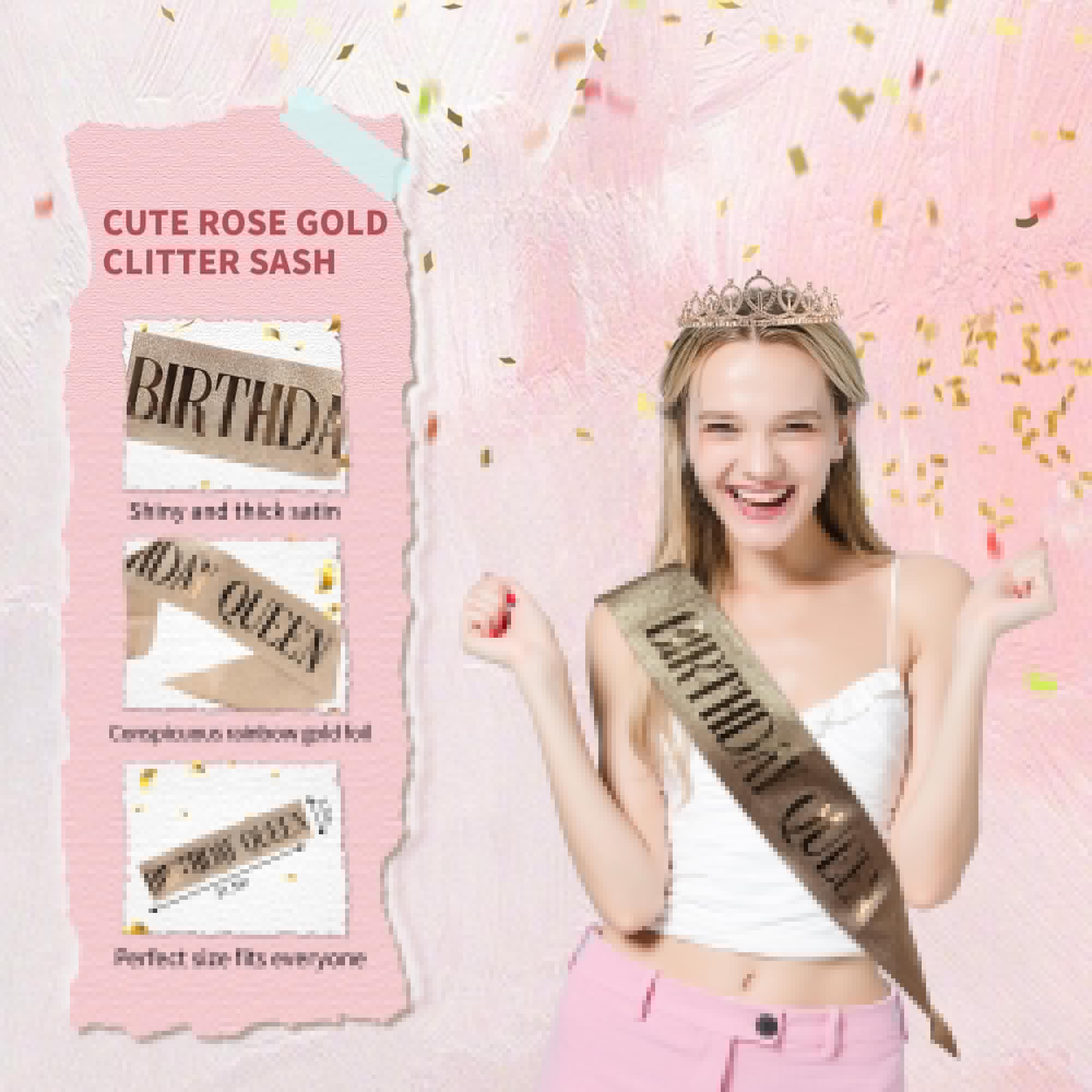 8 Piece Birthday Spa Set (Pastel Pink)